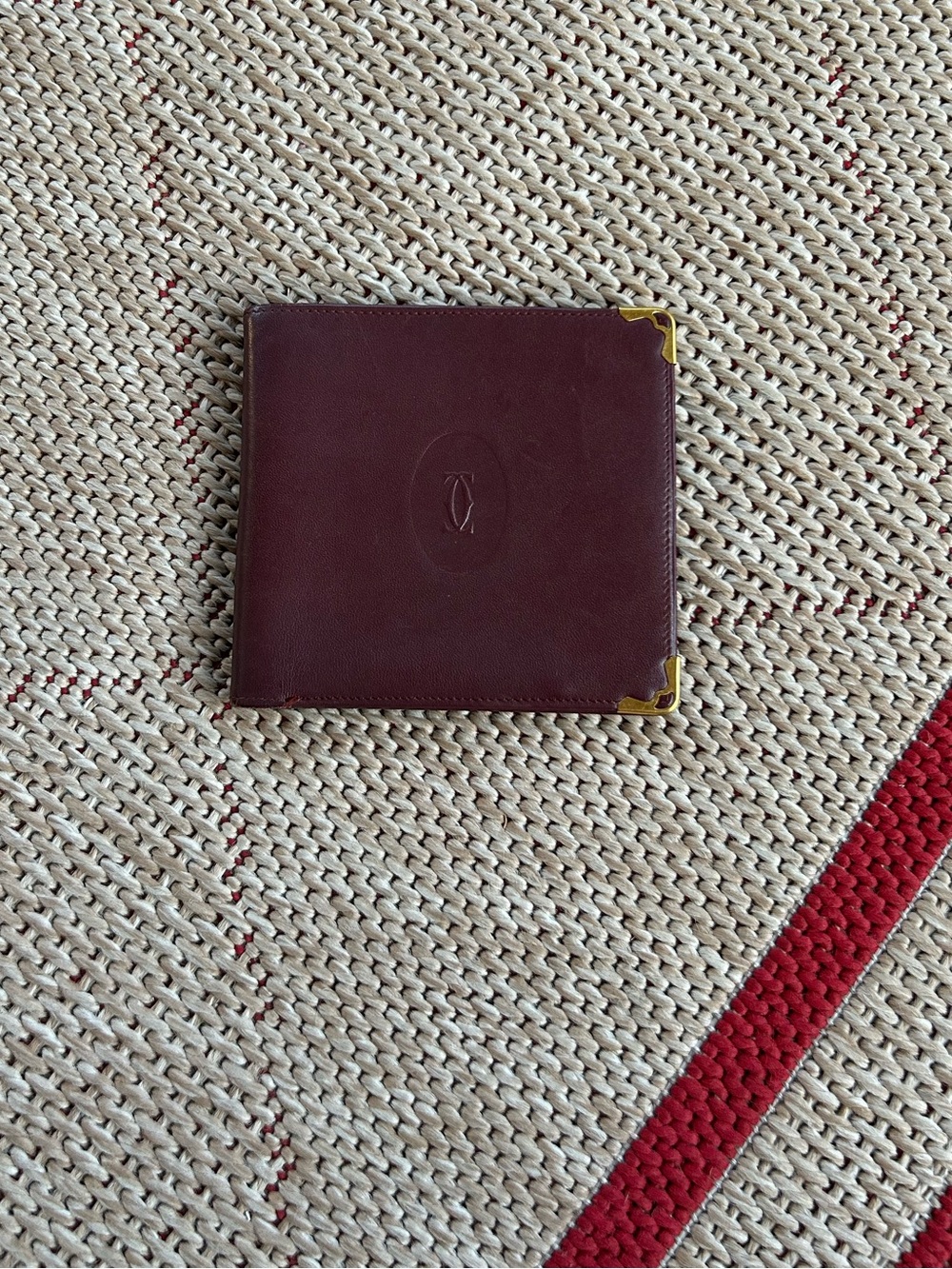 CARTIER EUC Burgundy Wallet - Unisex